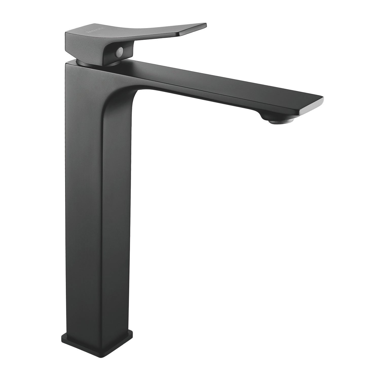 Изображение товара Смеситель для раковины высокий Shevanik S6111H черный с керамическим картриджем и аэратором