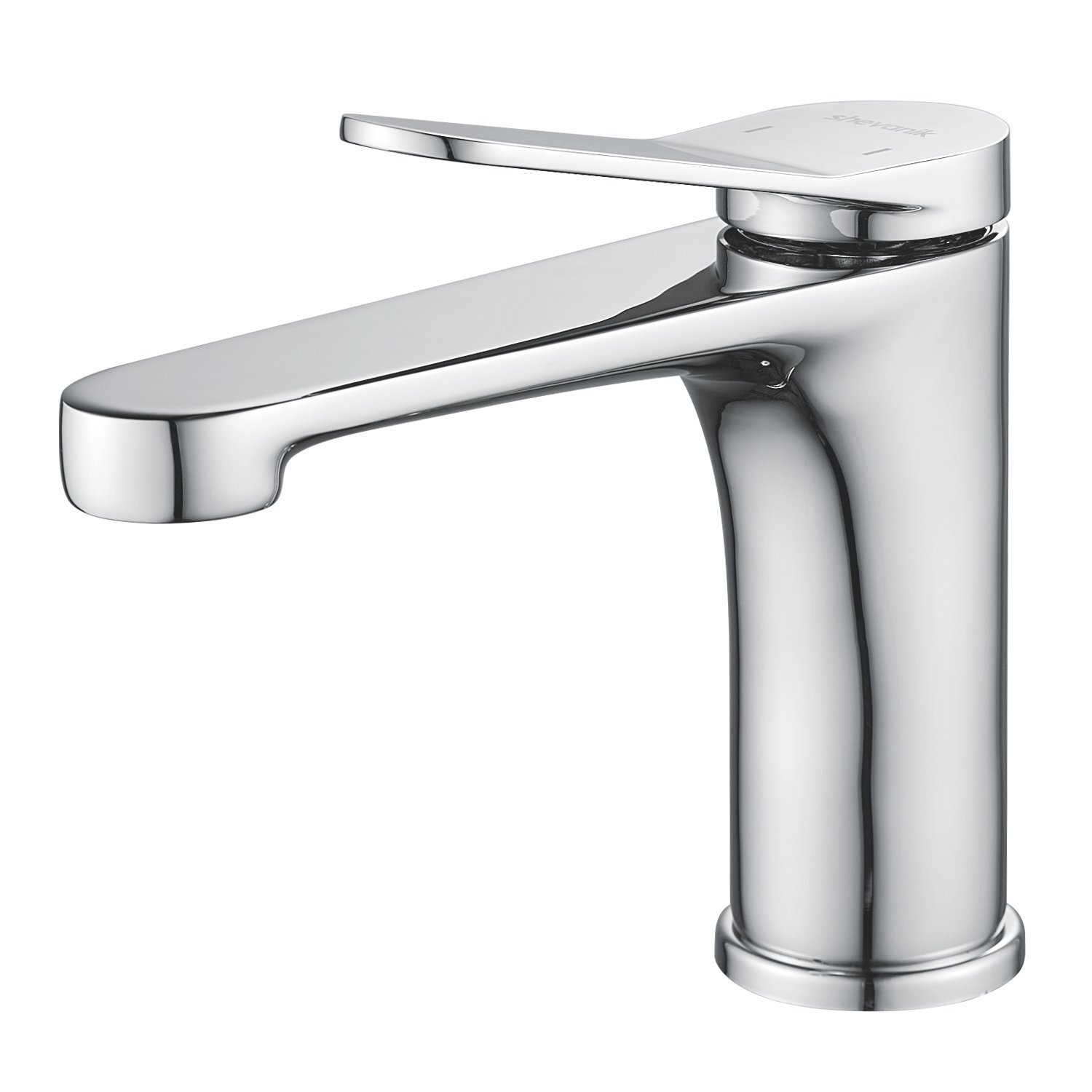 Изображение товара Смеситель для раковины Shevanik S6201 хром латунь рычажный фиксированный излив