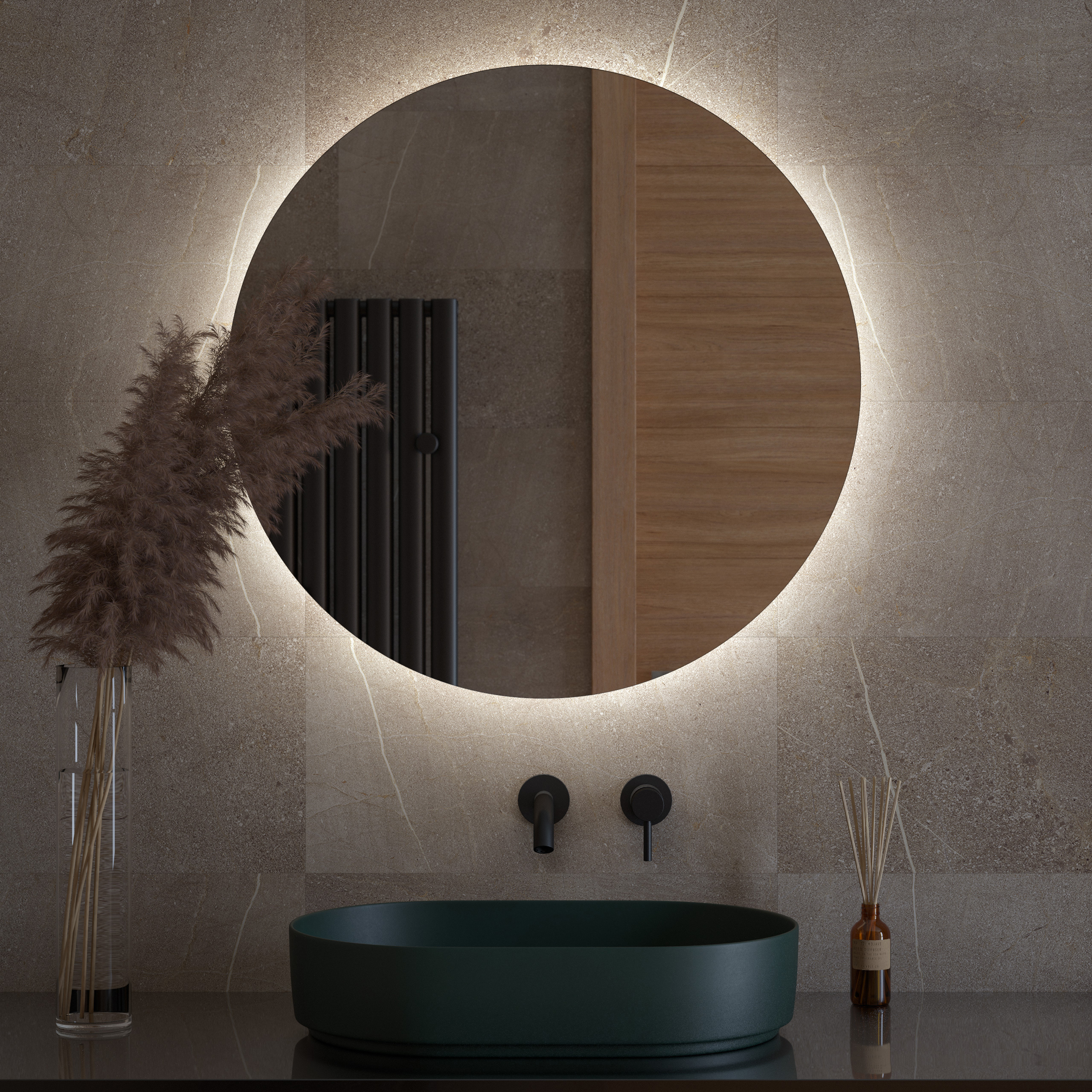 Изображение товара Зеркало DEFESTO OPTI DF 2845 с подсветкой 80x80 см