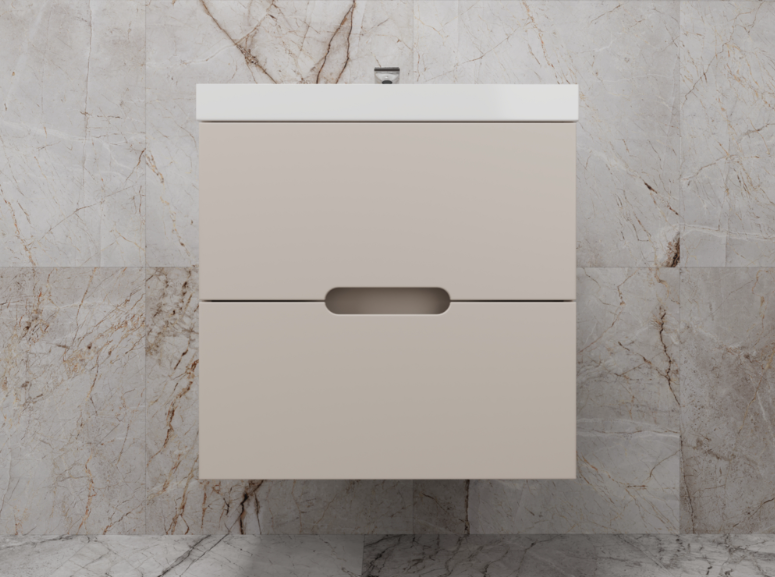 Изображение товара Тумба STYLE LINE Матис 60 см подвесная крем под раковину