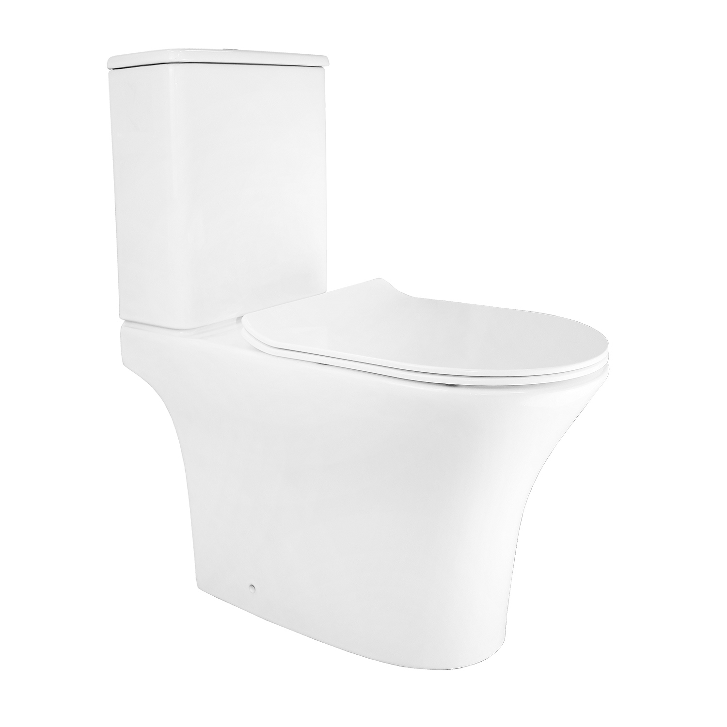 Изображение товара Унитаз-компакт Azario AZ-2311 FRENTO безободковый вертикальный смыв