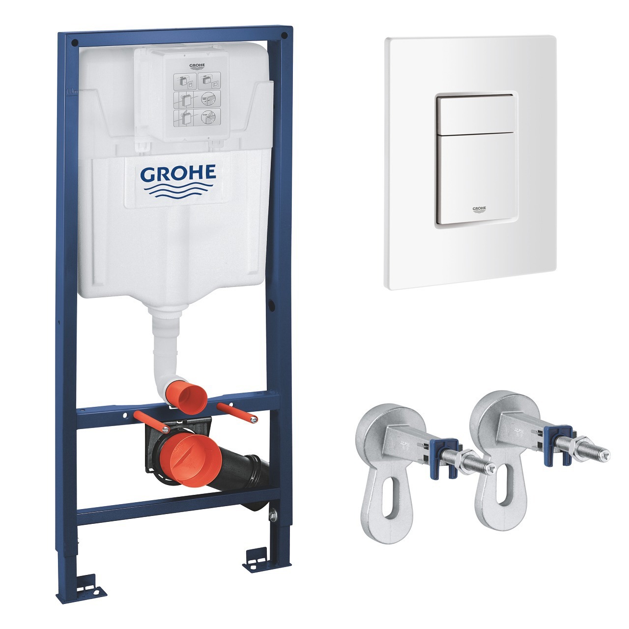 Изображение товара Система инсталляции для унитаза GROHE Rapid SL 3 в 1 с панелью смыва Skate Cosmopolitan, альпин-белый (38772SH0) Изображение товара Система инсталляции для унитаза GROHE Rapid SL 3 в 1 с панелью смыва Skate Cosmopolitan, альпин-белый (38772SH0)