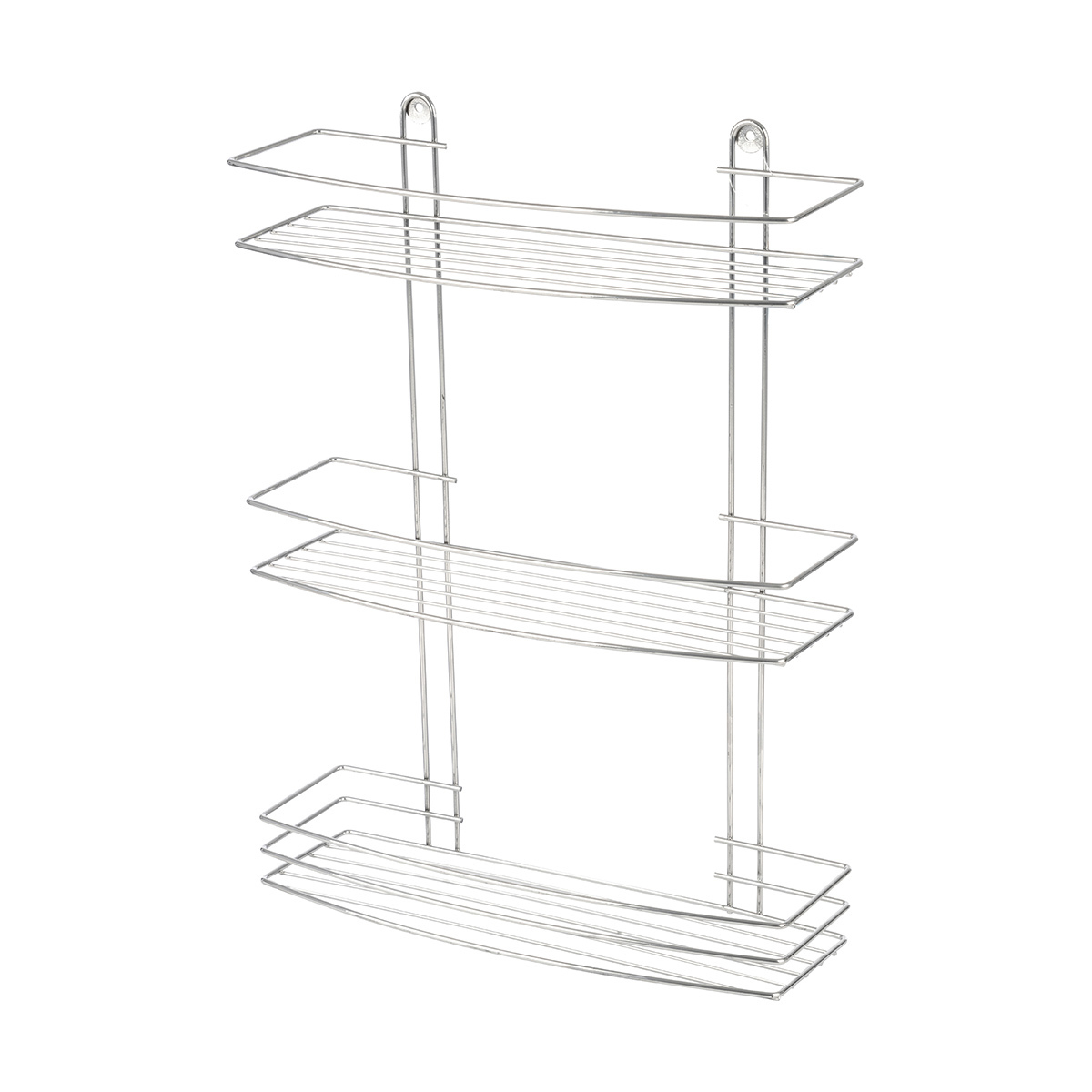 Изображение товара Полка для ванной Рыжий кот Lecco 47x35x13 см хром стальная