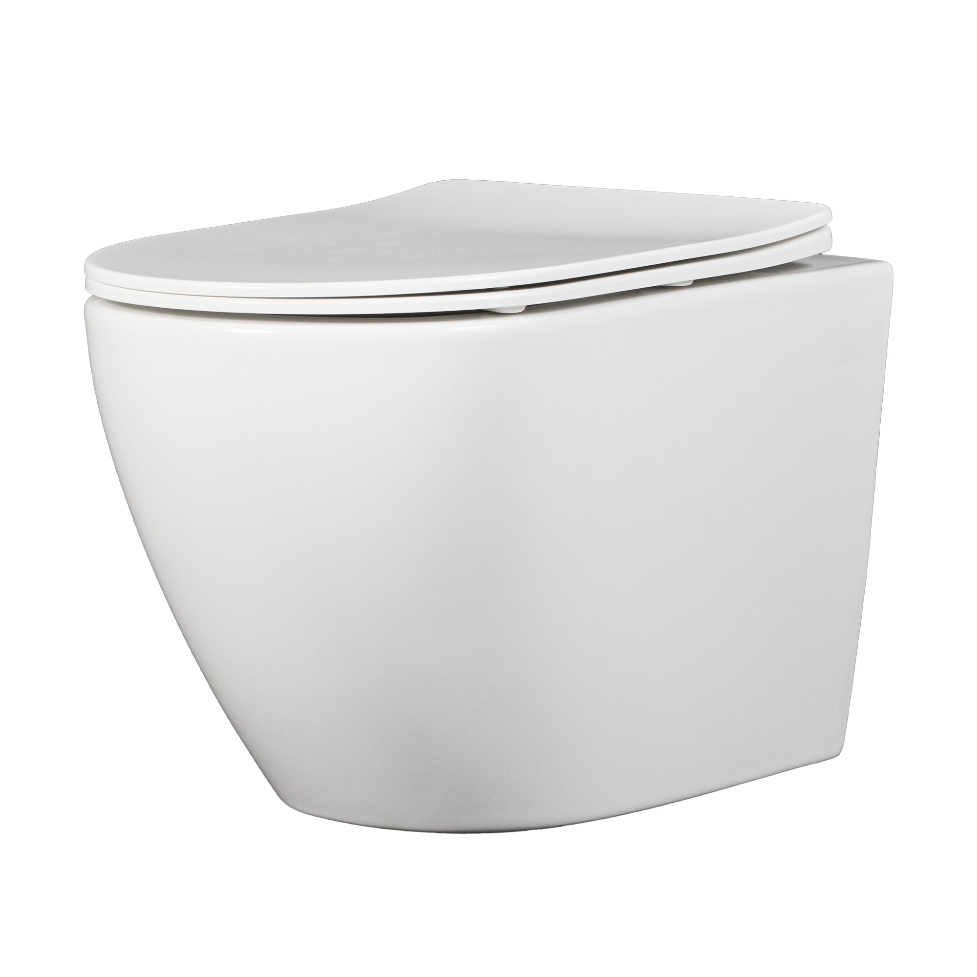 Изображение товара Унитаз подвесной белый BILBAO ALTO IBERICA BLANCA тонкое сидение дюропласт, soft close