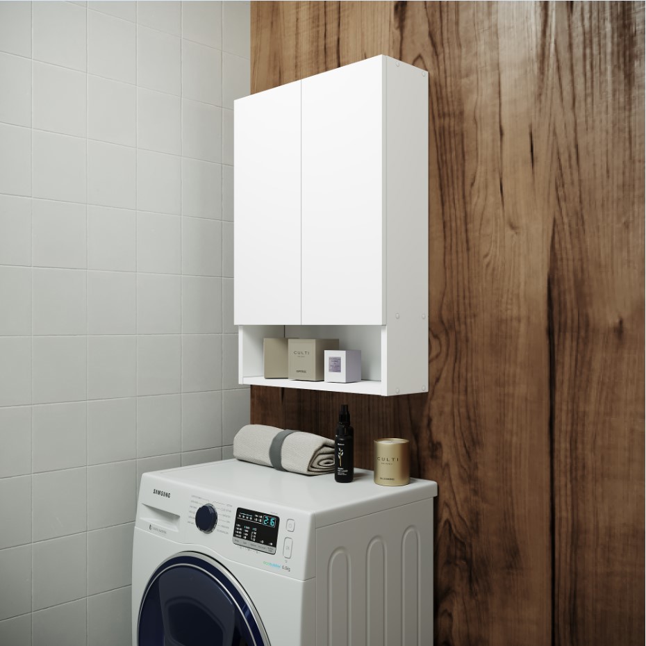 Изображение товара Шкаф для ванной навесной SANFLOR С27063 с полками