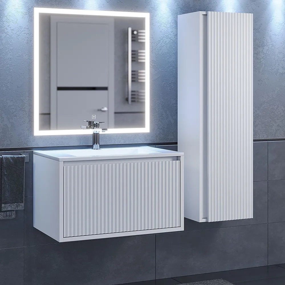 Изображение товара Подвесная тумба под раковину Uperwood Next 69.4 см в белом цвете