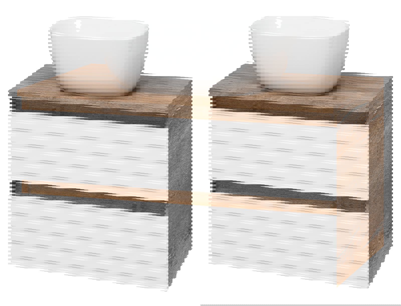 Изображение товара Тумба под раковину Brevita Dakota 80см с встроенной раковиной