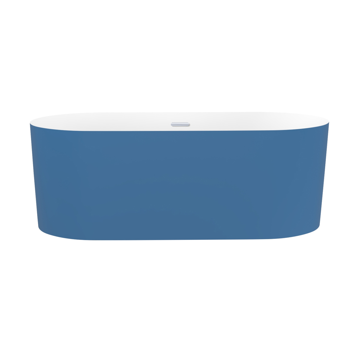 Изображение товара Отдельностоящая ванна Wellsee Chalice Perfection 230609001 акриловая 166x77 см с ножками, экраном и сливом-переливом