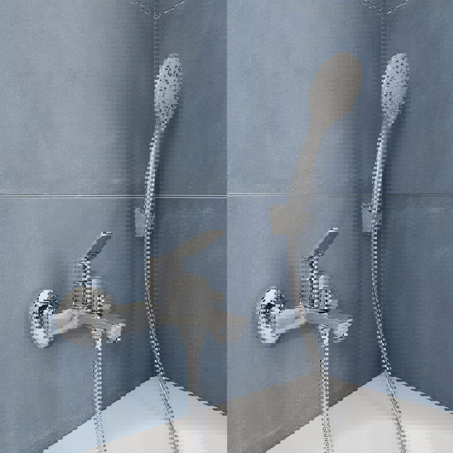 Изображение товара Смеситель для ванны Milardo ENJSB00M02 с душем и поворотным дивертором хром