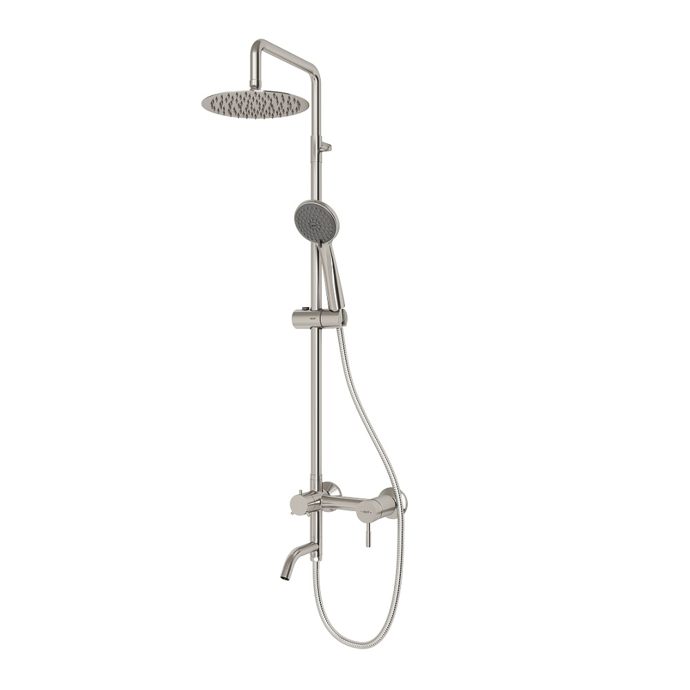 Изображение товара Душевая система Dorff Logic new D0703000SS с тропическим душем и смесителем Германия