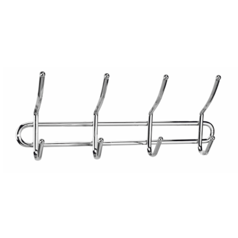 Изображение товара Крючок на планке Delphinium четверной АЕ-489 хром 4 головки