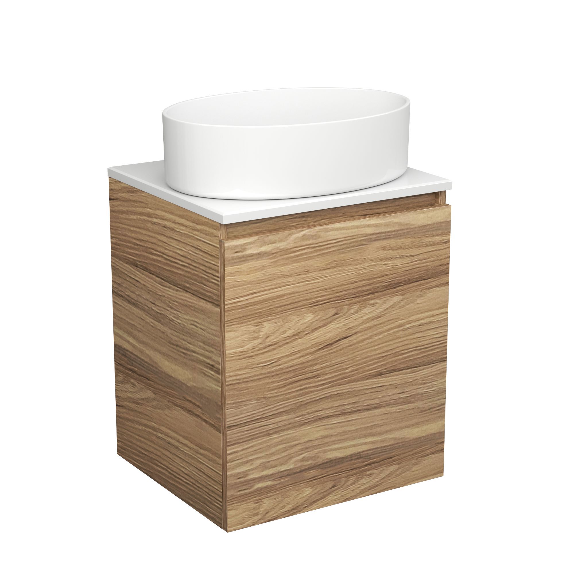Изображение товара Тумба Bauedge Dream Blackwood 50 с дверцей SD3037, раковина Nimb 50x36