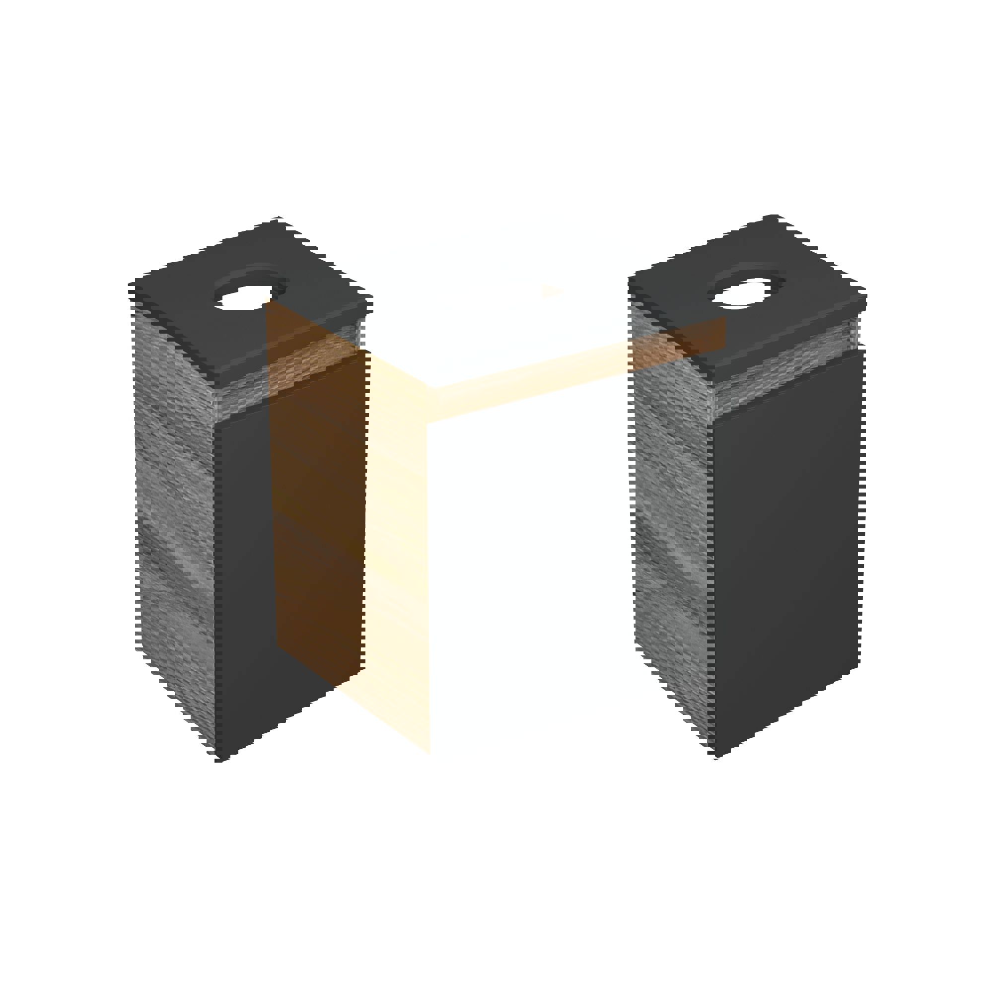 Изображение товара Тумба Bauedge Bau Dream Blackwood 35 с раковиной BAU Hotel mini