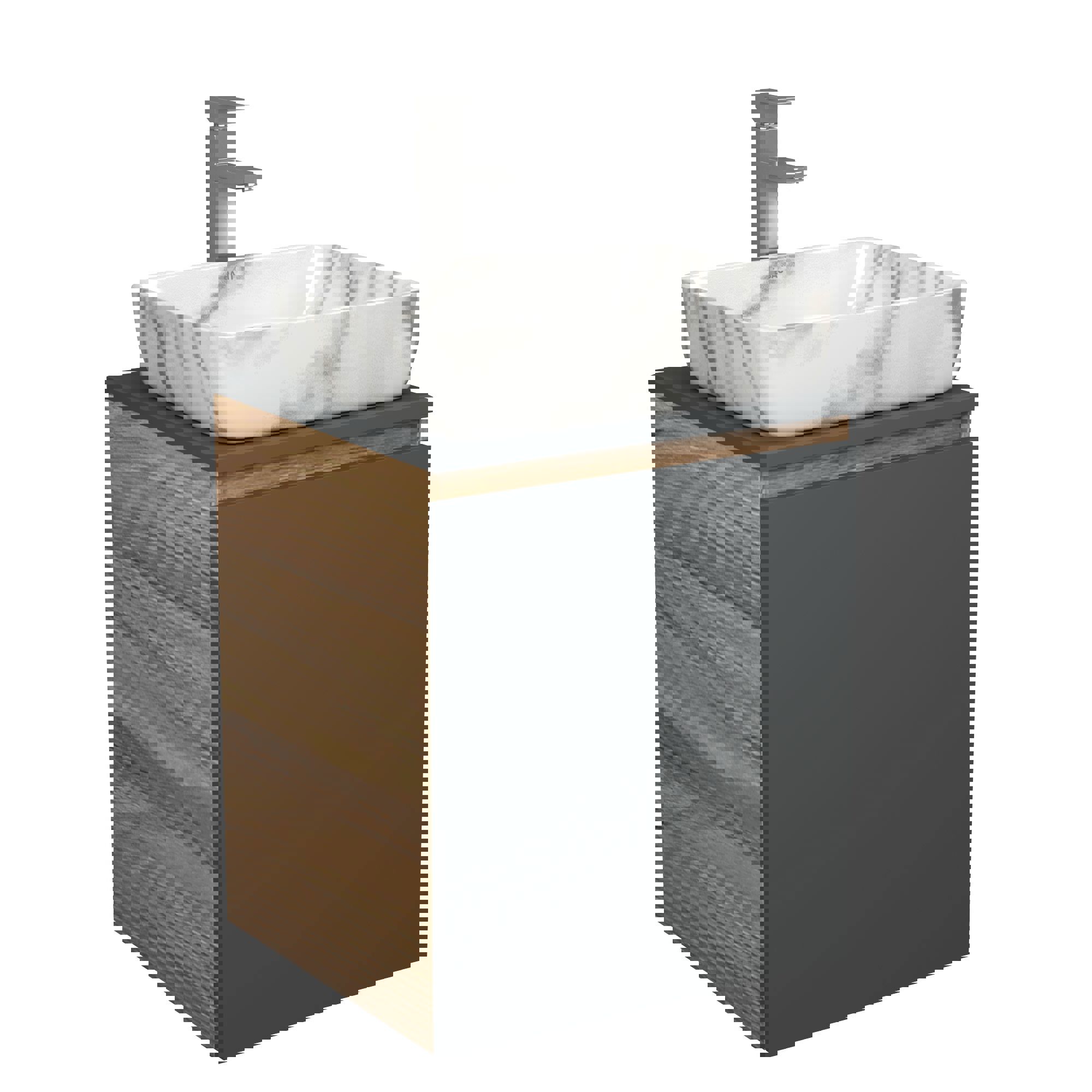 Изображение товара Бау Дрим Блэквуд 50 тумба под раковину мебель для ванной зеркало смеситель