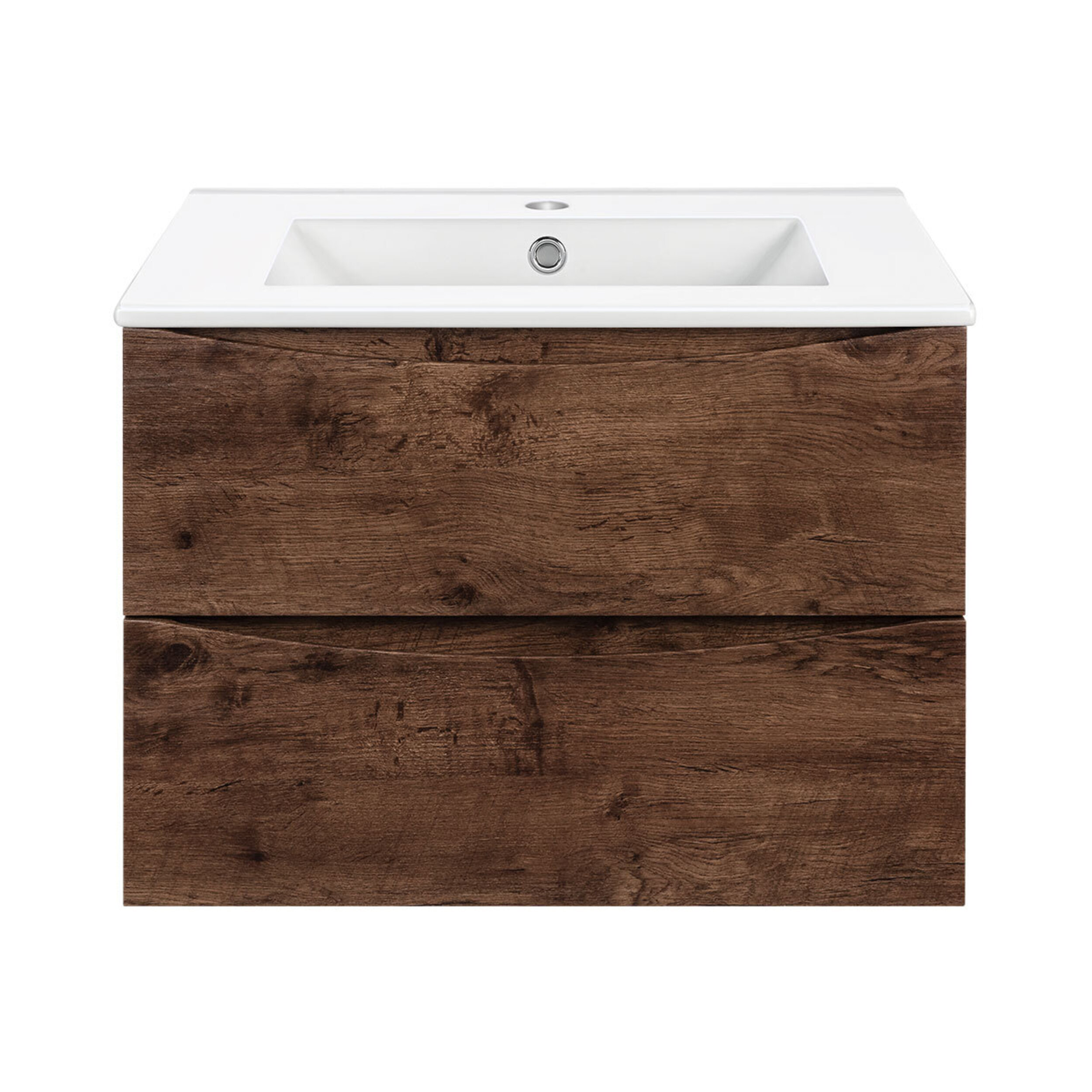 Изображение товара Тумба с раковиной Vincea Mia R.Wood 60см цвет коричневый