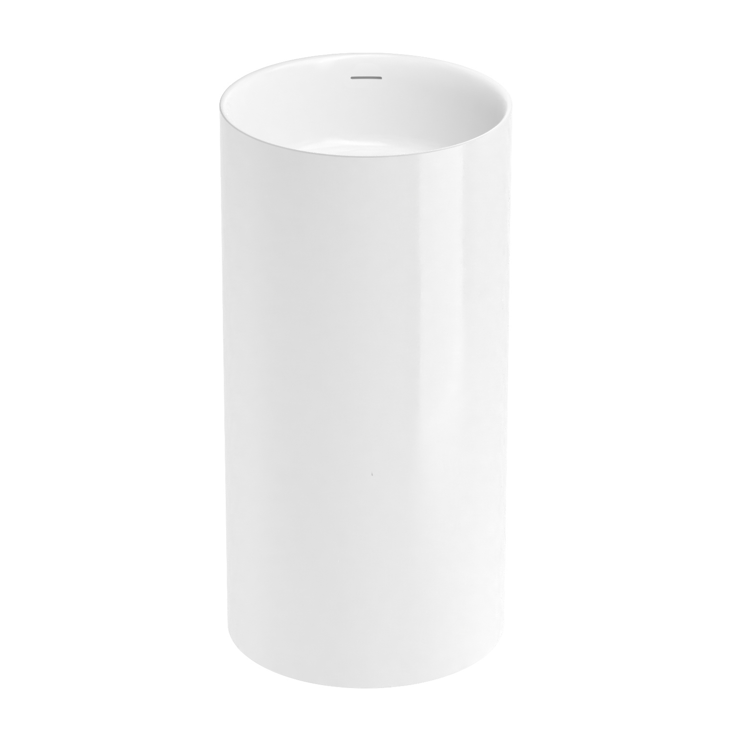 Изображение товара Напольная раковина Wellsee Chalice Perfection 45x45x85 см белый глянец