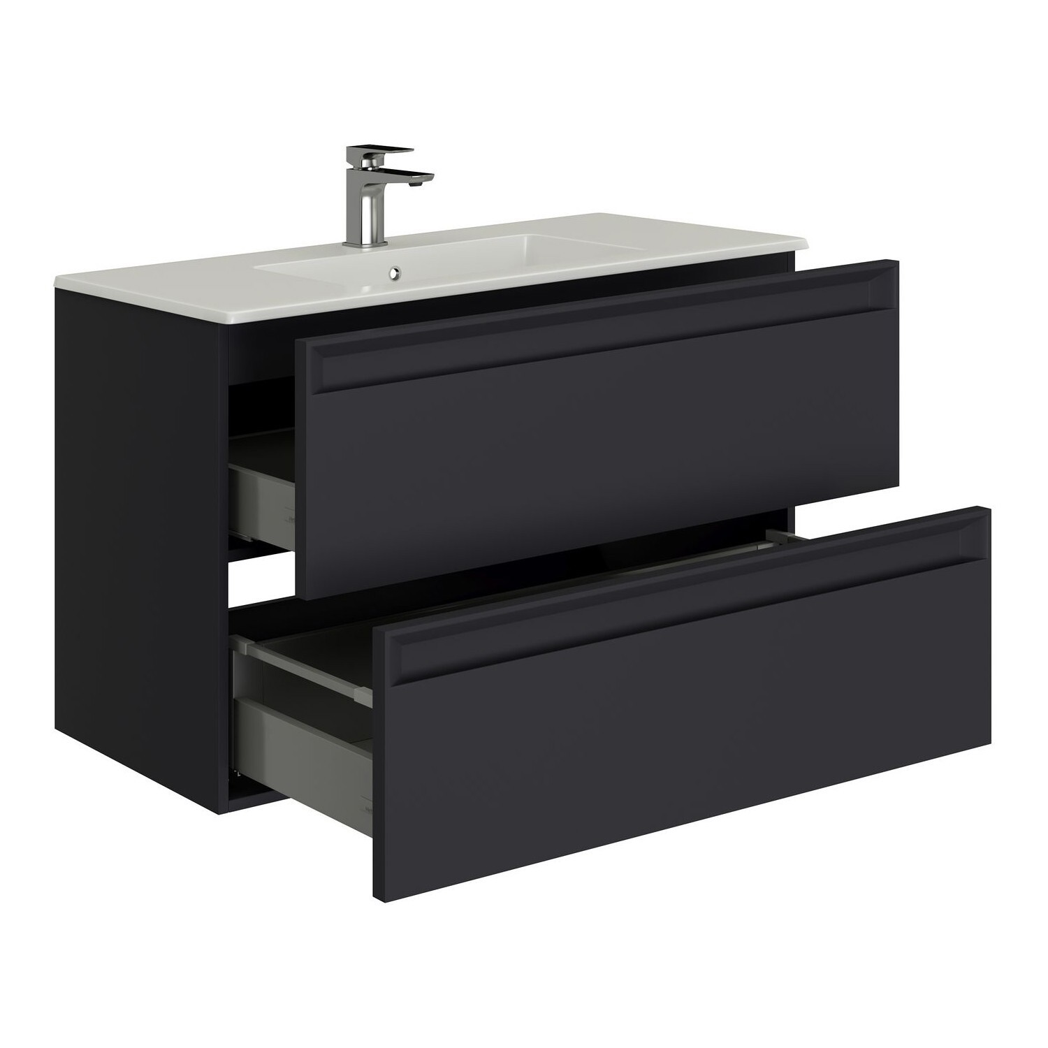 Изображение товара Тумба под раковину напольная Allen brau 00334012 60см цвет черный