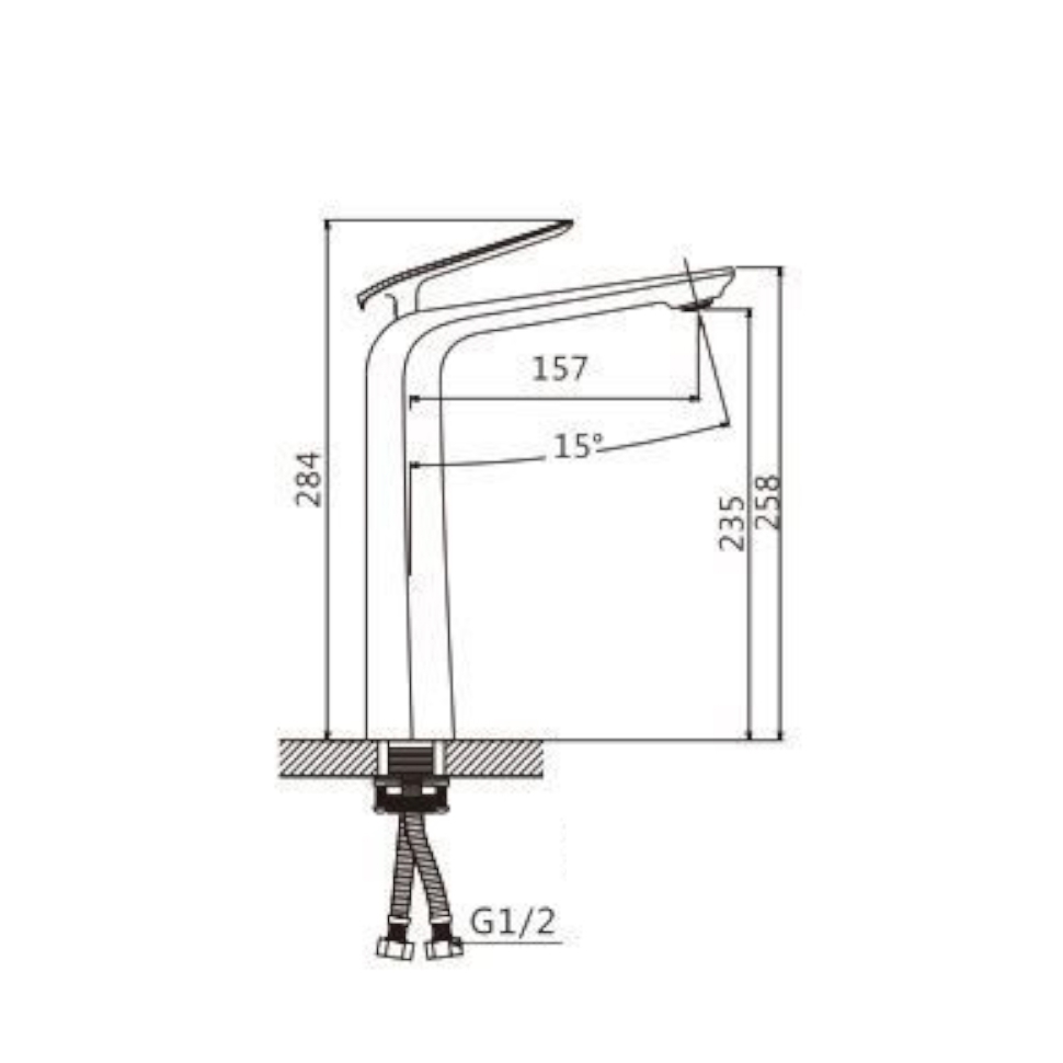 Изображение товара Смеситель SAVOL S-JD9111AW однорычажный белый