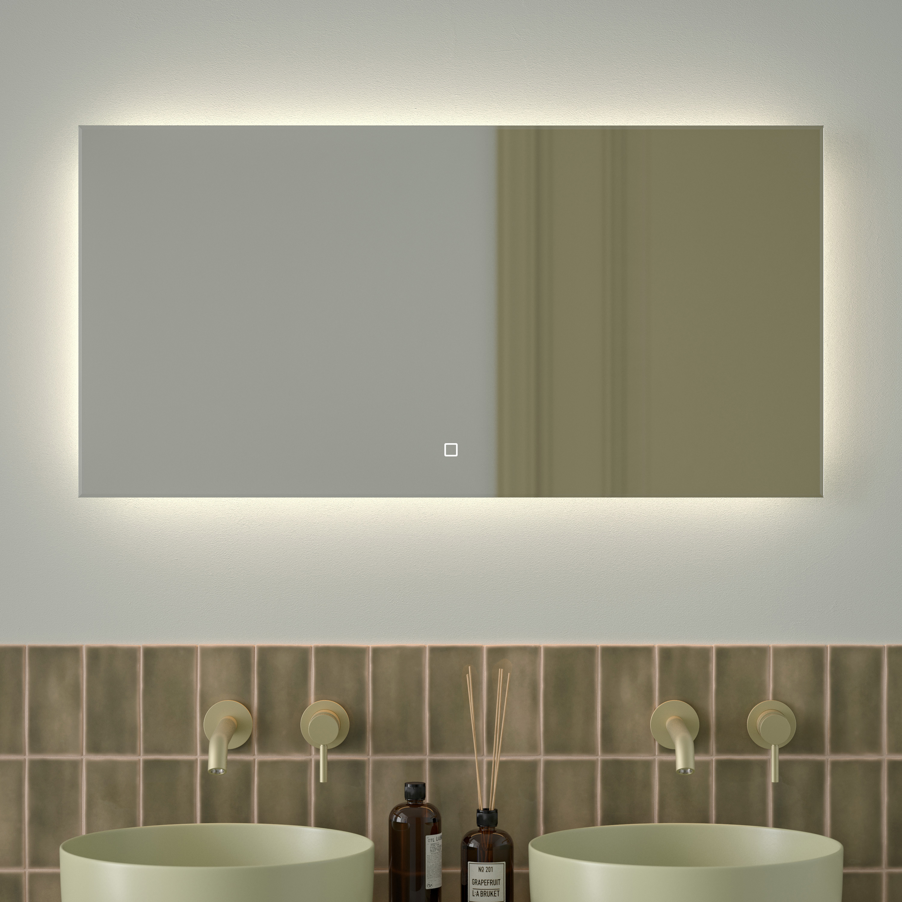 Изображение товара Зеркало для ванной Defesto Glow DF 2505SH с подсветкой 100x50см Изображение товара Зеркало для ванной Defesto Glow DF 2505SH с подсветкой 100x50см
