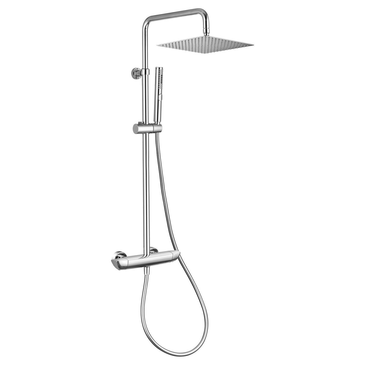 Изображение товара Душевая стойка Allen brau Душевая стойка allen brau infinity 5.21032-00 хром 00314369 1 режимная цвет хром
