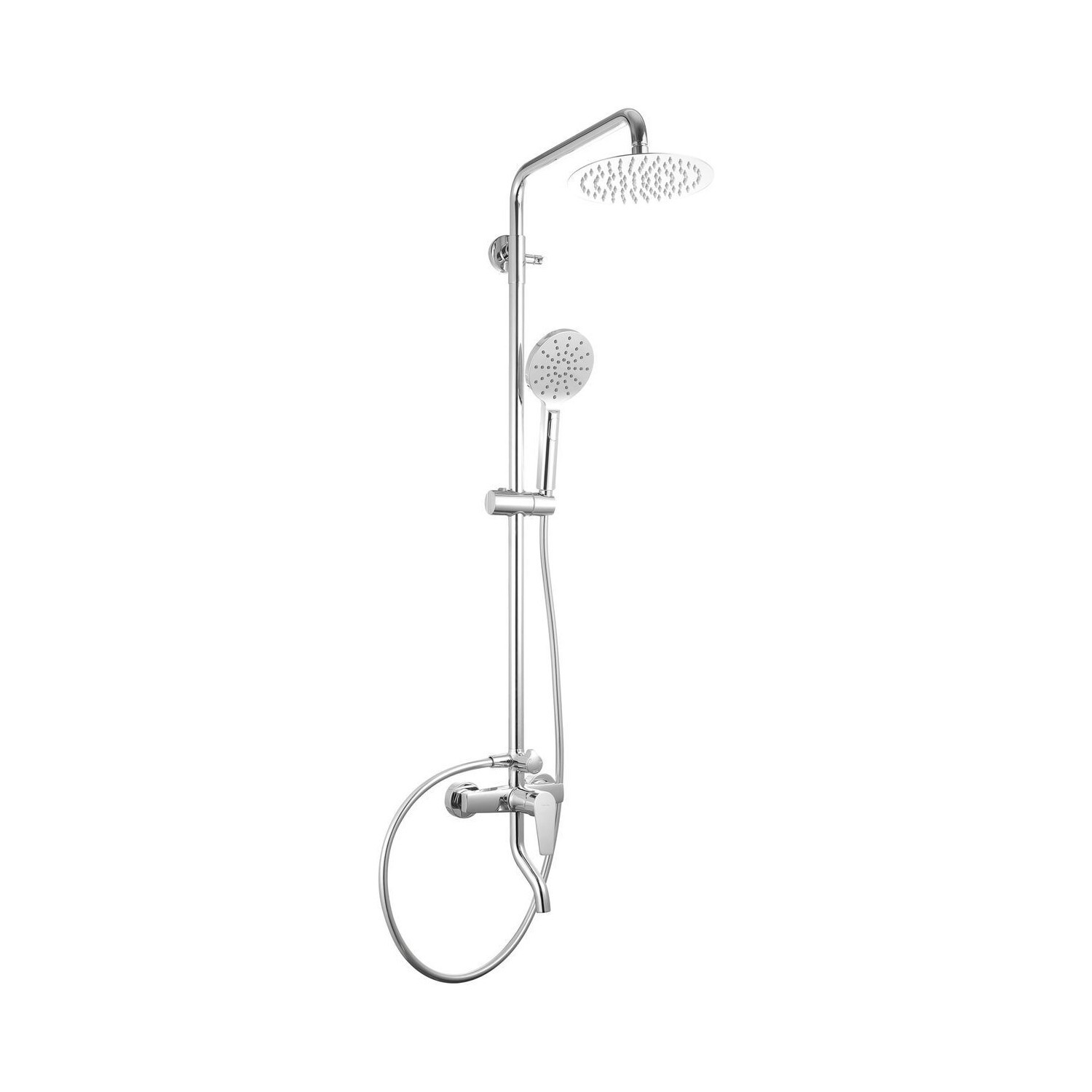 Изображение товара Душевая стойка Allen brau Душевая стойка allen brau eclipse 5.e1007-00 хром 00314333 1 режимная цвет хром