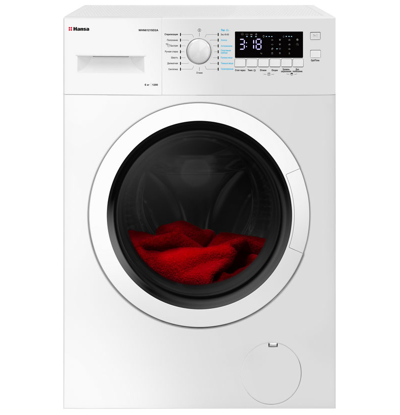 Изображение товара Стиральная машина HANSA Whn6121sd2a 6кг 1200 об/мин белая
