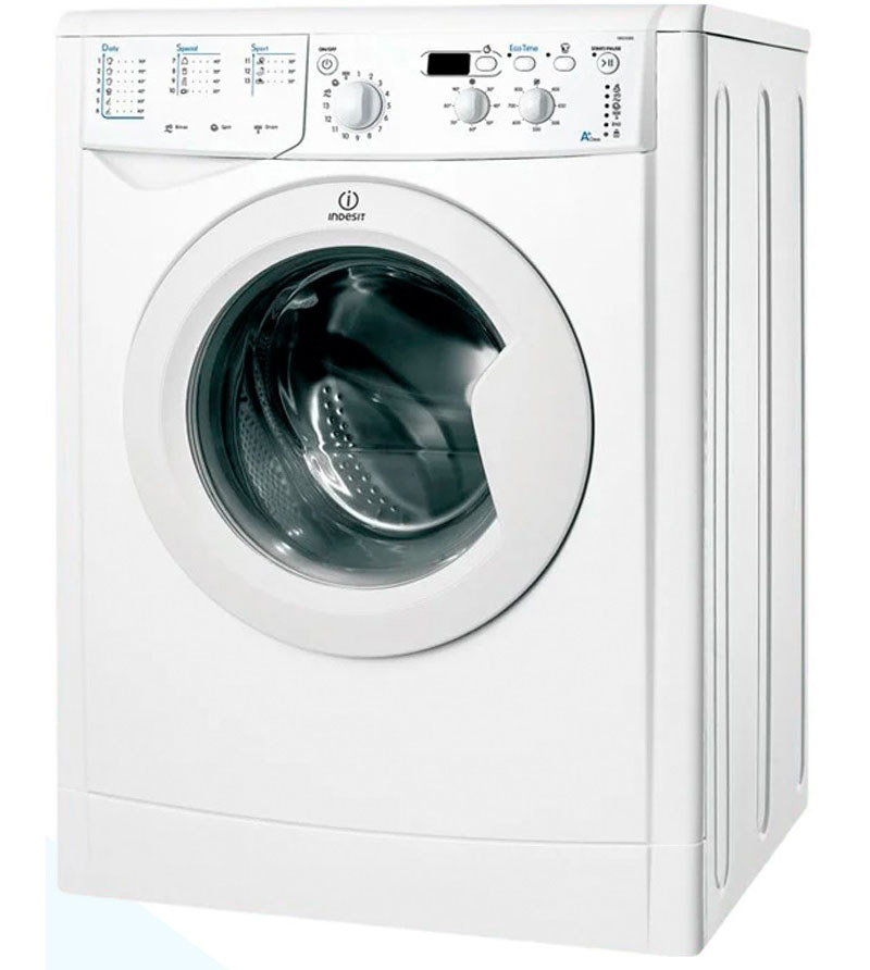 Изображение товара Стиральная машина Indesit IWUD 4085 4 кг фронтальная отзывы быстрая стирка