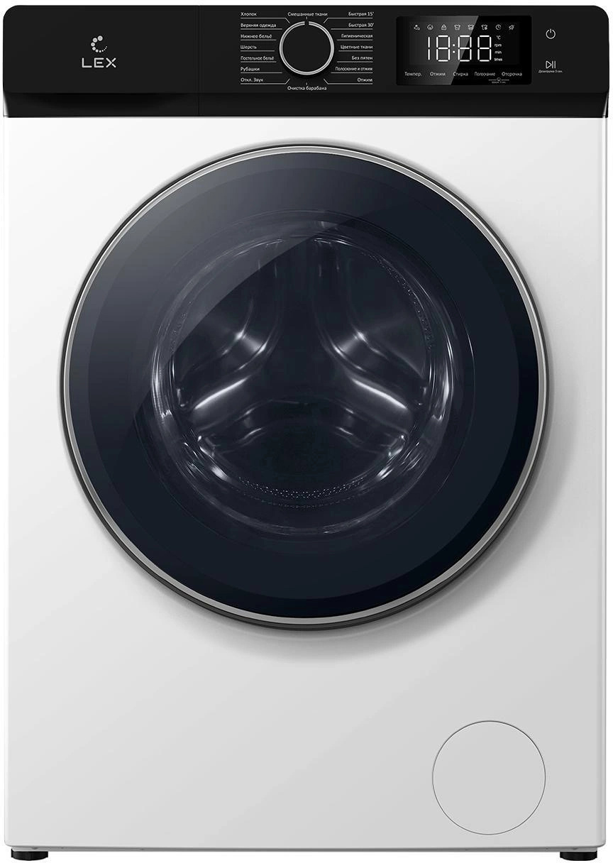 Изображение товара Стиральная машина Lex CHKO100013 12 кг белая фронтальная