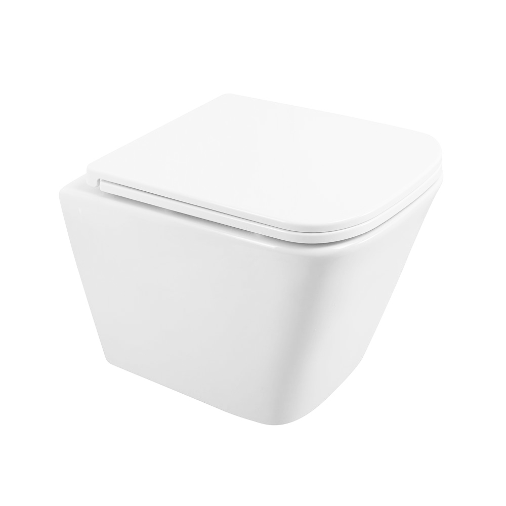 Изображение товара Комплект 3 в 1 инсталляция Tece Now 9400412 унитаз подвесной BelBagno Due кнопка хром