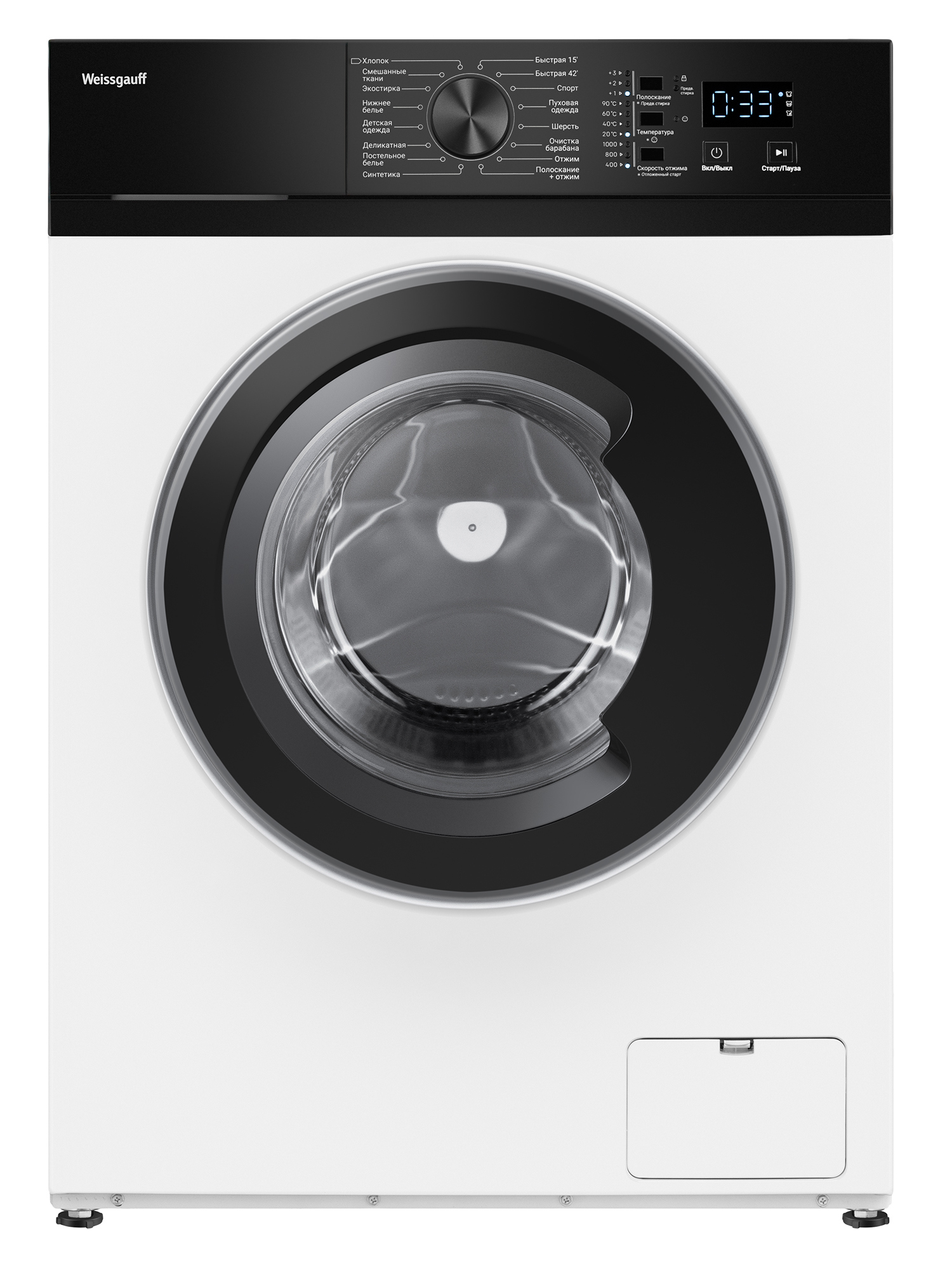 Изображение товара Компактная стиральная машина Weissgauff WM 4506 D 6 кг 1000 об/мин белая