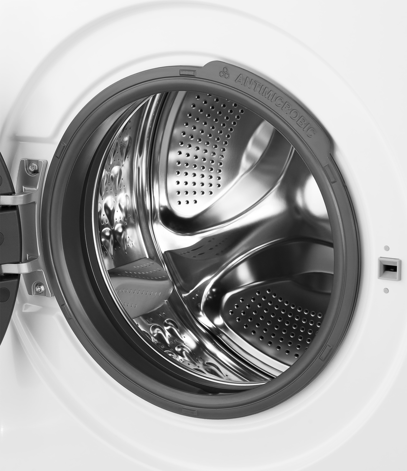 Изображение товара Стиральная машина с сушкой Weissgauff Wmd 46148 Dc Inverter Steam 60x84.70x43 см 8 кг цвет белый