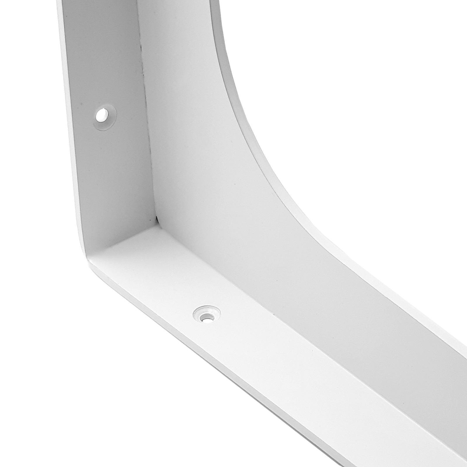 Изображение товара Кронштейн Консоль 300 30x30 см стальной белый с нагрузкой до 100 кг