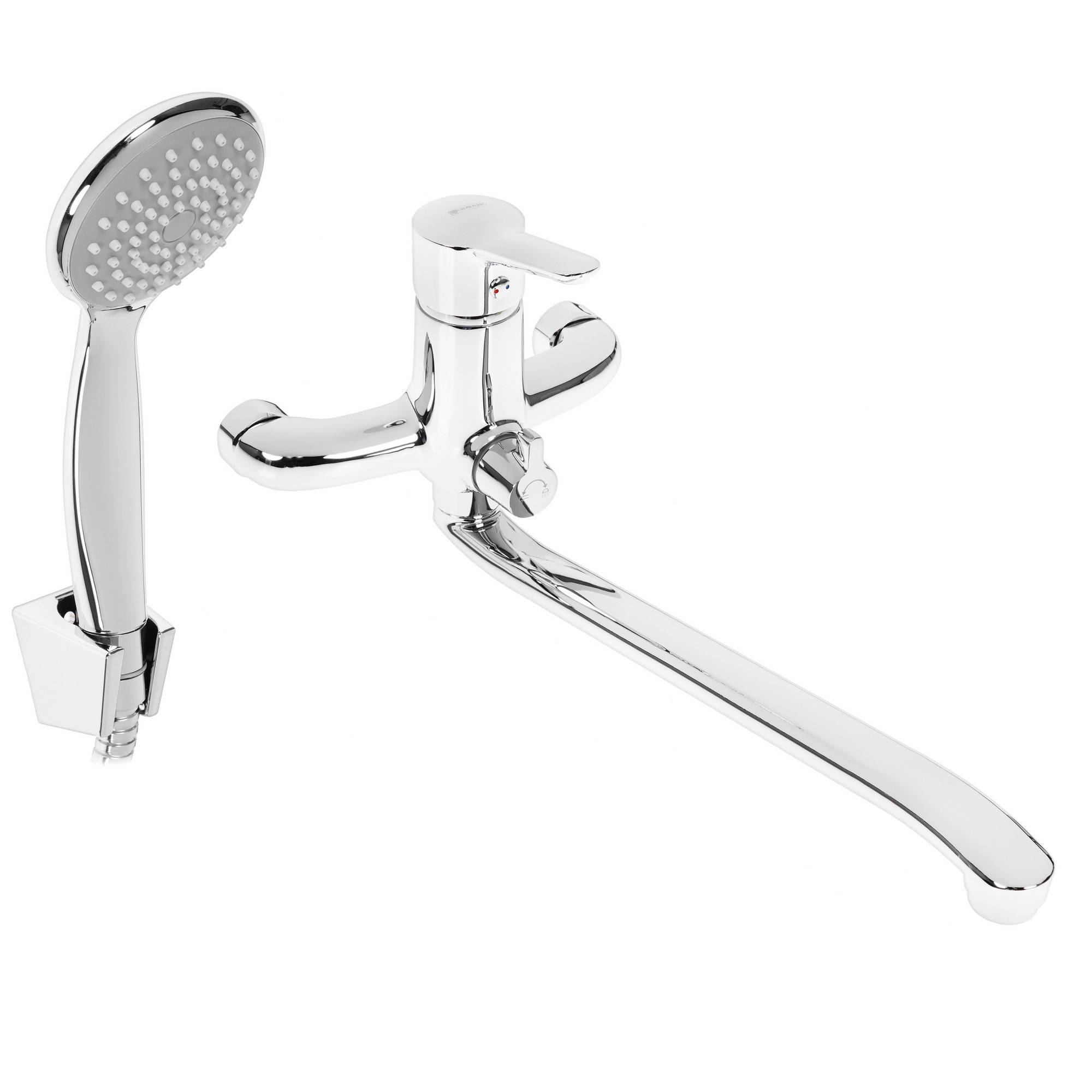 Изображение товара Смеситель для ванны и душа с длинным изливом GROSS AQUA Alfa 7211313C-35S