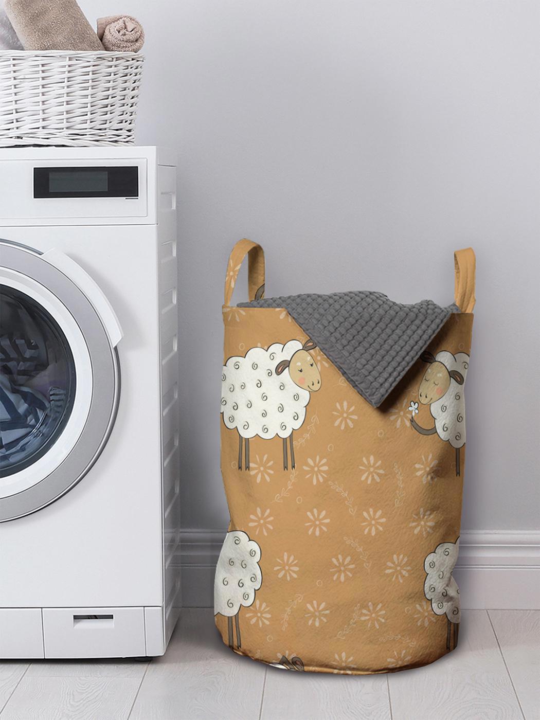 Изображение товара Корзина для хранения вещей "Мохнатые овечки" 35x50 см
