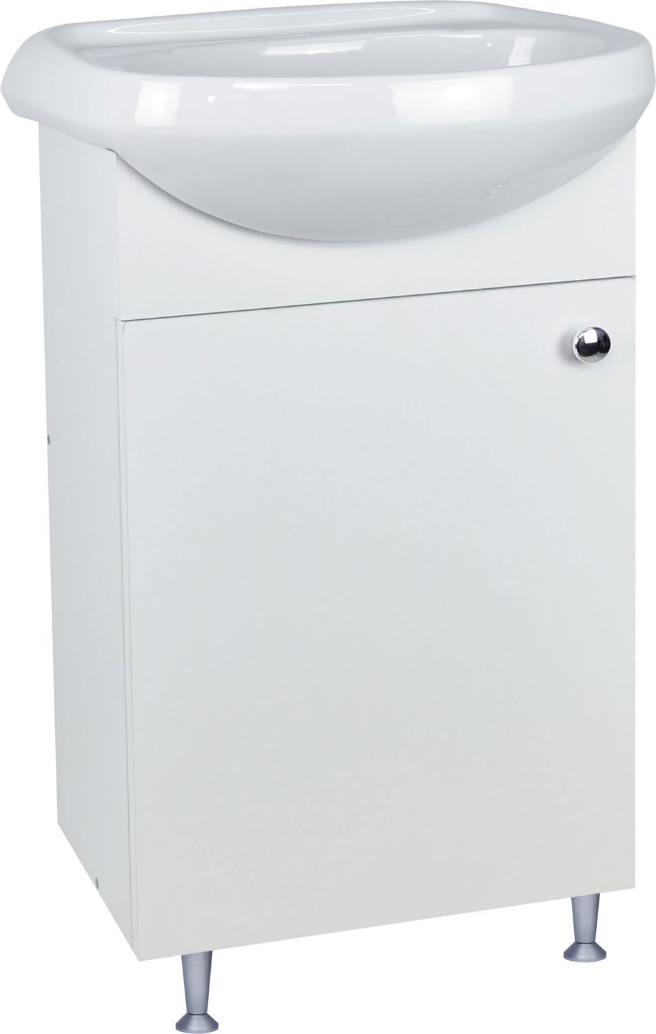 Изображение товара Тумба под раковину Doratiz Лайт 50 9911.300 напольная белая Браво 50