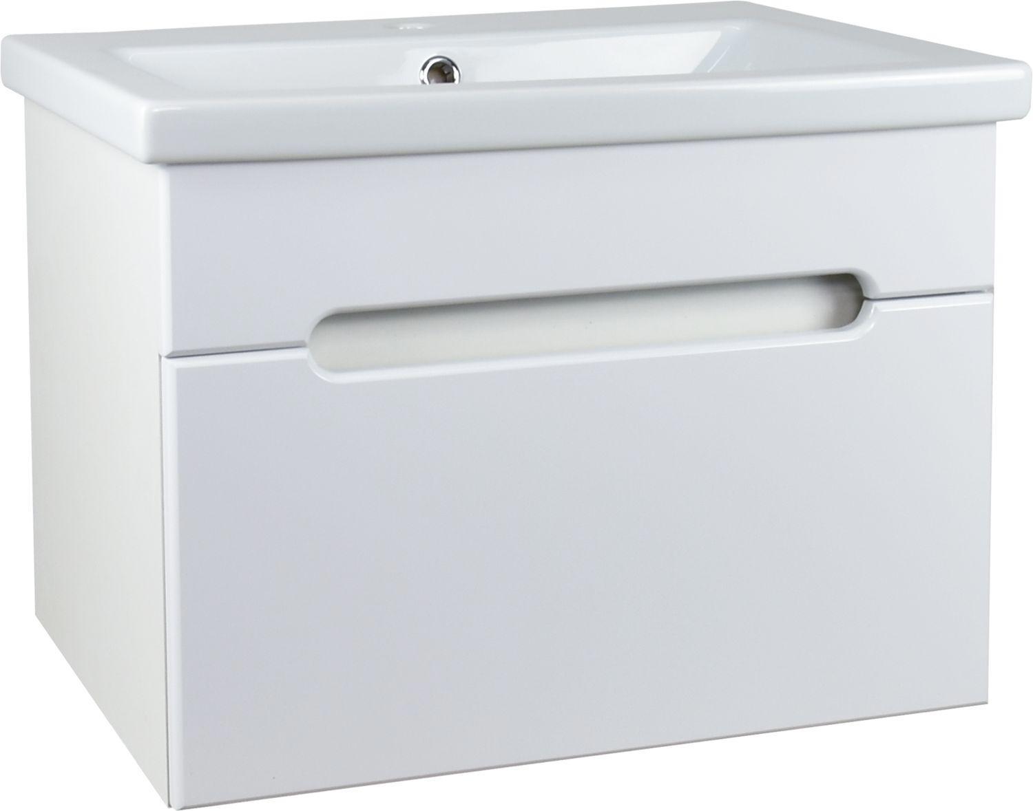 Изображение товара Тумба под раковину Doratiz Магнолия 60 подвесная 9911.095 белая для Como 60 см