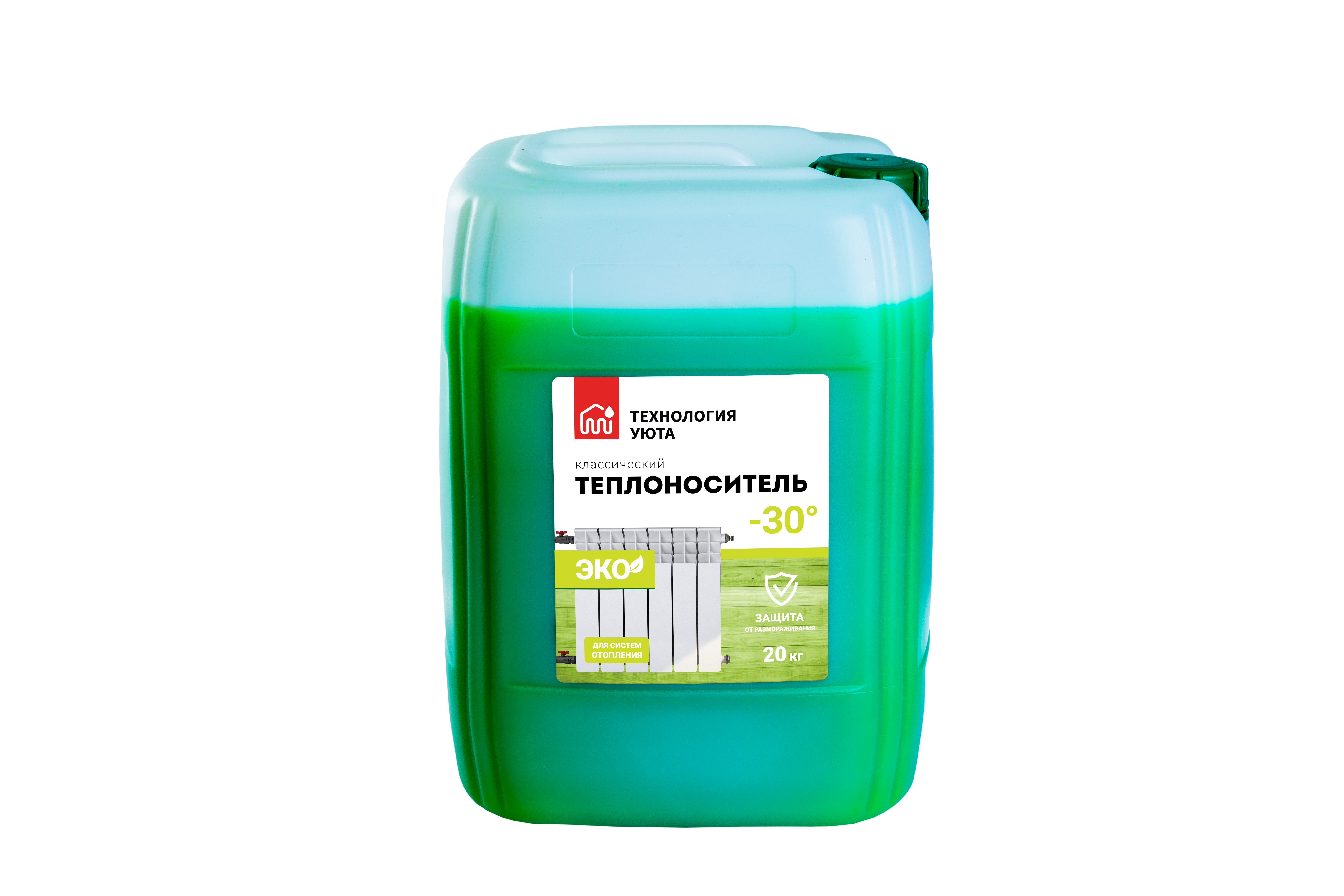 Изображение товара Теплоноситель Технология уюта Эко 873256 -30°C 20 кг пропиленгликоль