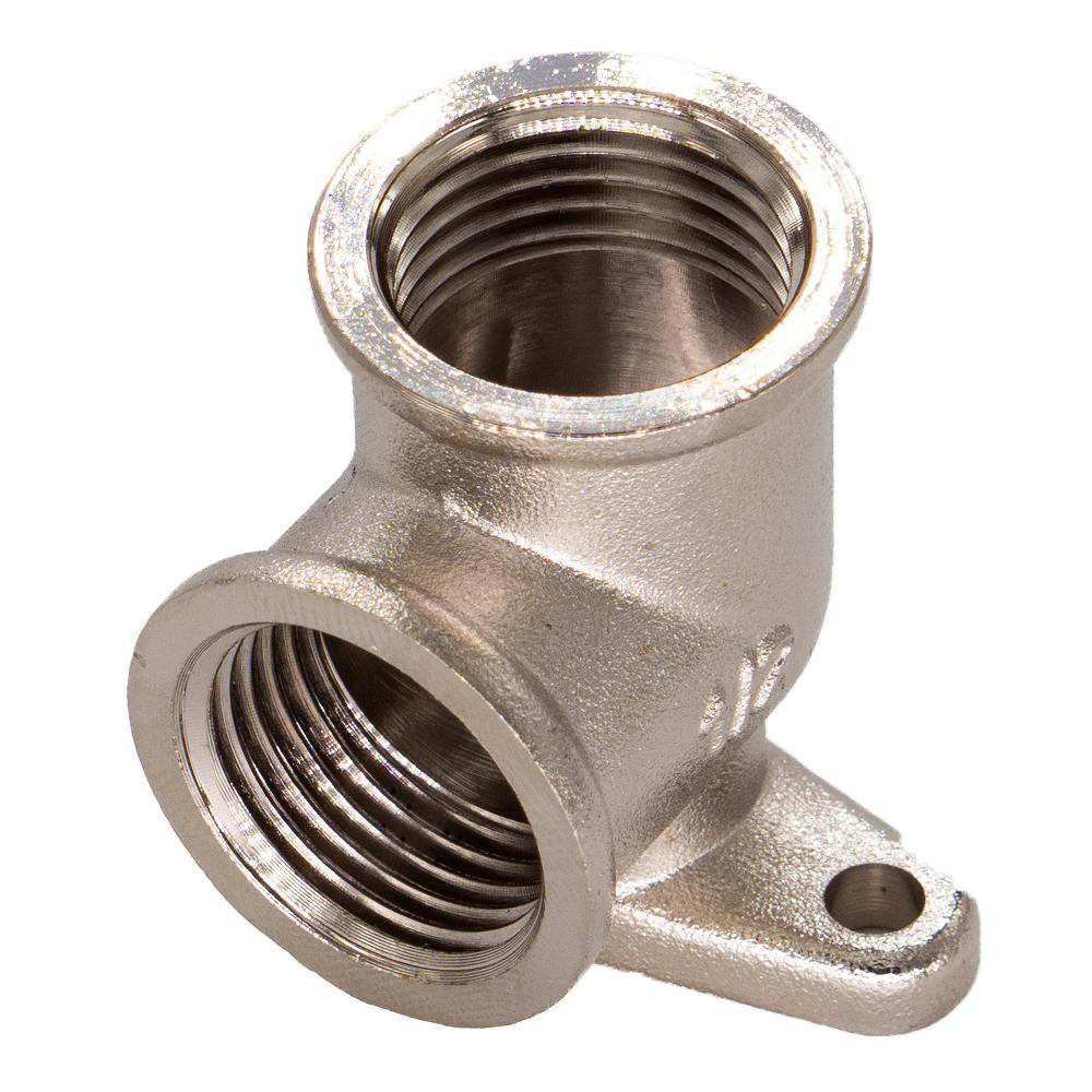 Изображение товара Водорозетка СТМ 1/2x1/2 ВР латунь никелированная для системы водоснабжения