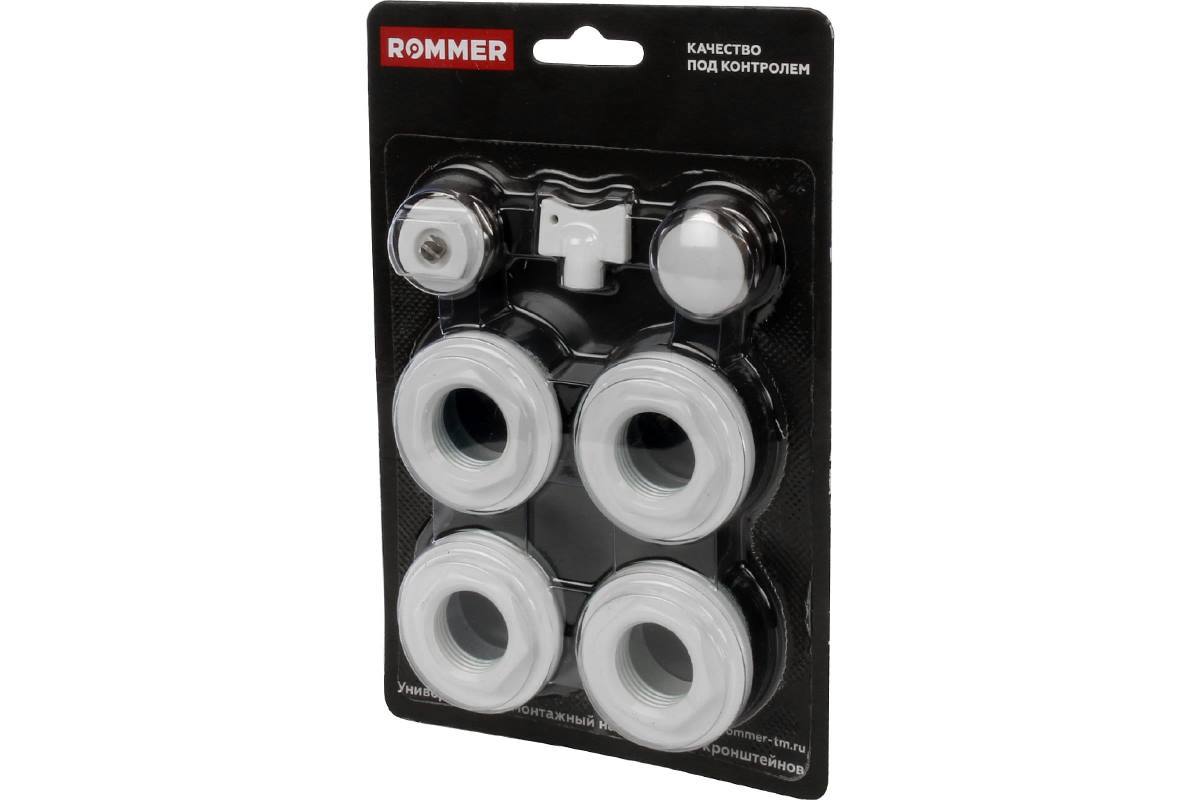 Изображение товара Комплект подключения радиаторов Rommer 1/2 7в1 универсальный
