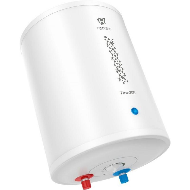 Изображение товара Накопительный водонагреватель электрический 10 л Royal Clima RWH-TS10-RS 95428 1.5 кВт нержавеющая сталь мокрый ТЭН