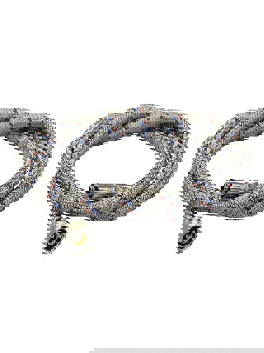 Изображение товара Гибкая водопроводная подводка Oute 1/2" гайка-штуцер 120 см сантехника