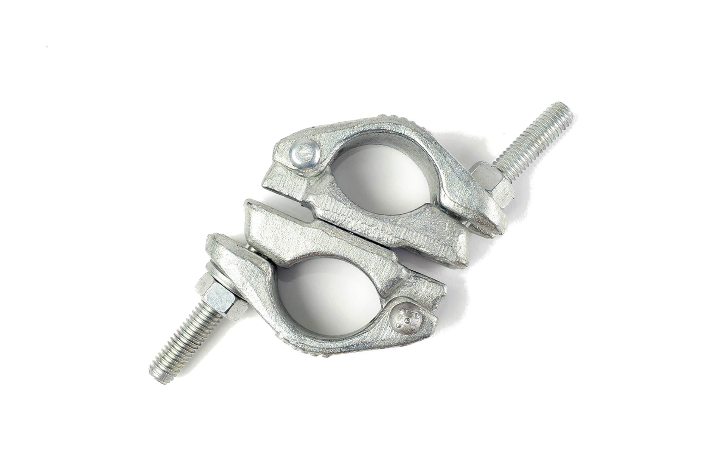 Изображение товара Поворотный кованый монтажный хомут ПРОМЫШЛЕННИК 60 мм 20 шт Россия