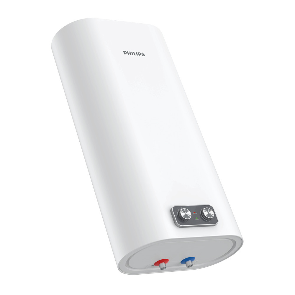 Изображение товара Накопительный водонагреватель электрический 50 л Philips AWH1611/51(50YA) AWH1611/51(50YA) 2 кВт нержавеющая сталь сухой ТЭН