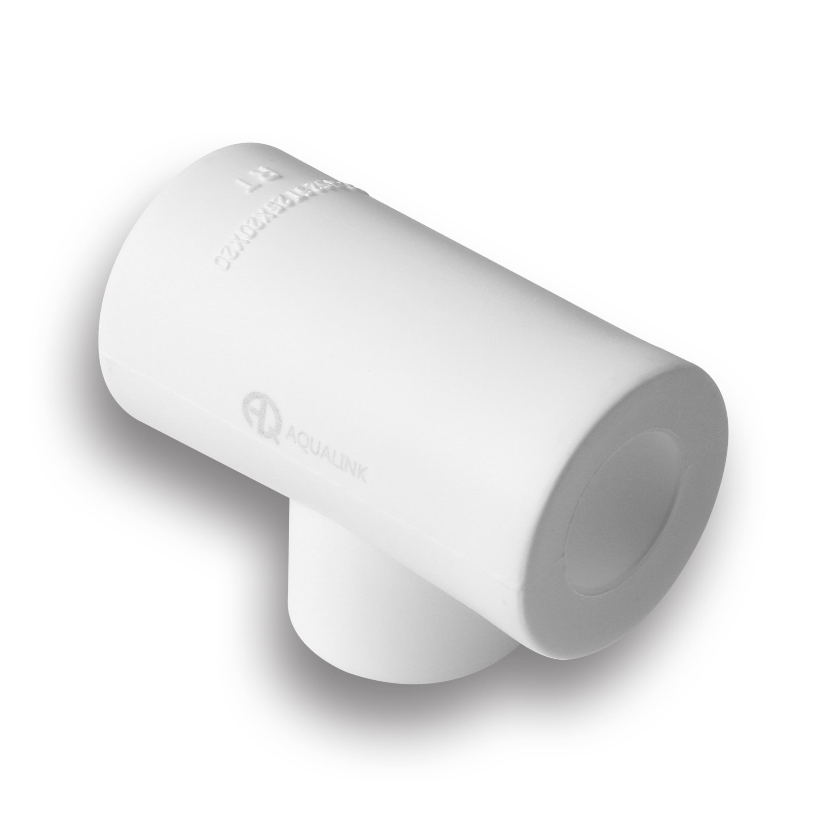 Изображение товара Тройник переходной Aqualink 25x20x20 мм полипропилен для труб горячего и холодного водоснабжения