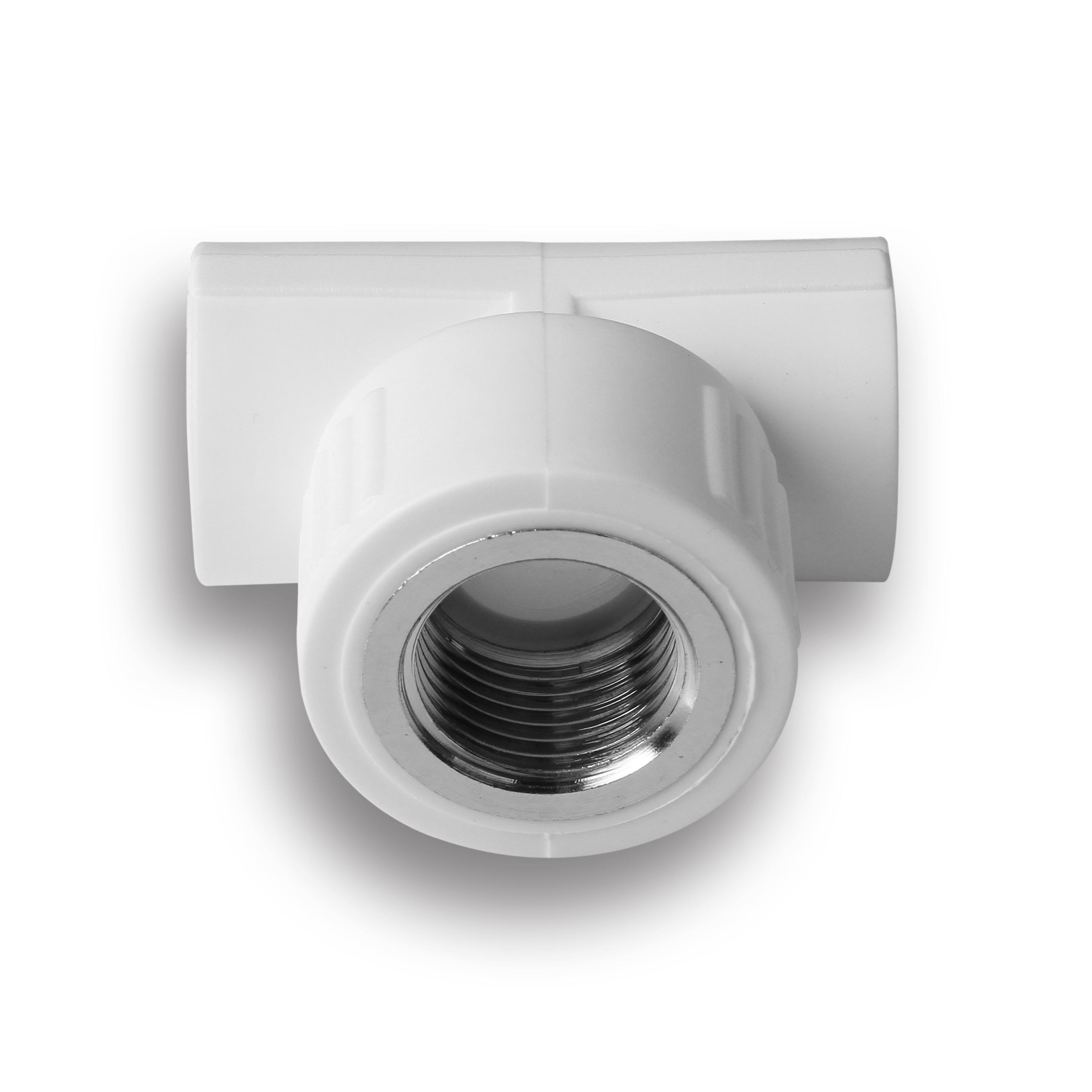 Изображение товара Тройник комбинированный Aqualink 20x3/4"x20 мм для труб ПП, 10 шт, Китай