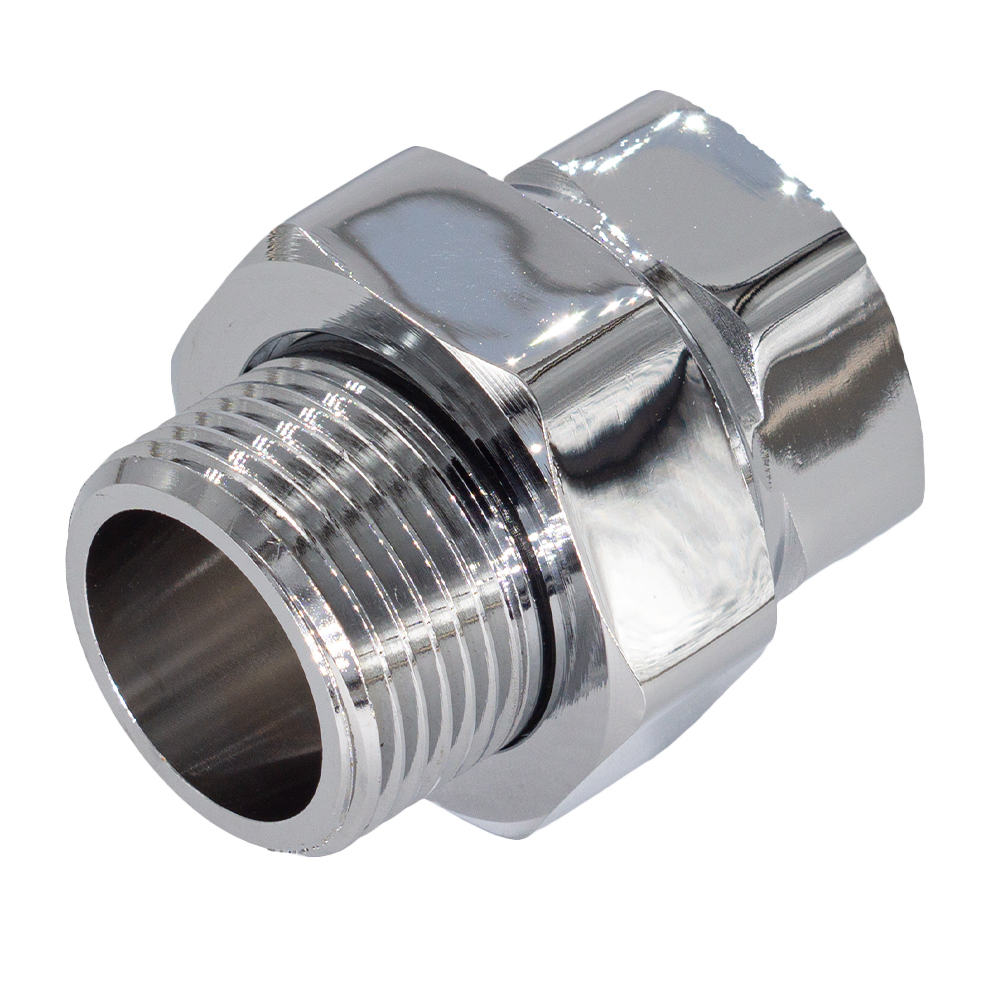 Изображение товара Соединение прямое СТМ Термо для полотенцесушителя гайка-штуцер 3/4" с накидной гайкой