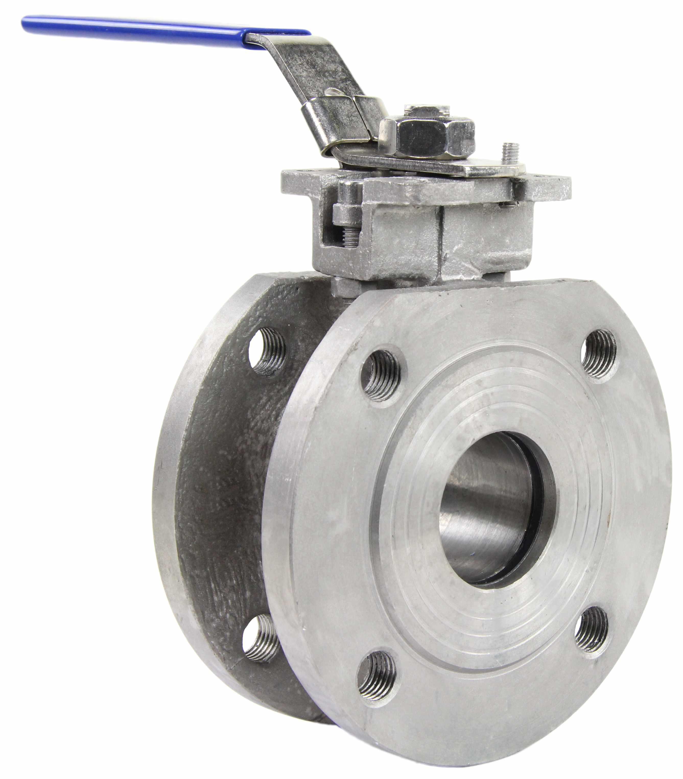 Изображение товара Кран шаровой ручной Dn.ru 2" 16 бар фланцевый нержавеющая сталь D160-04807