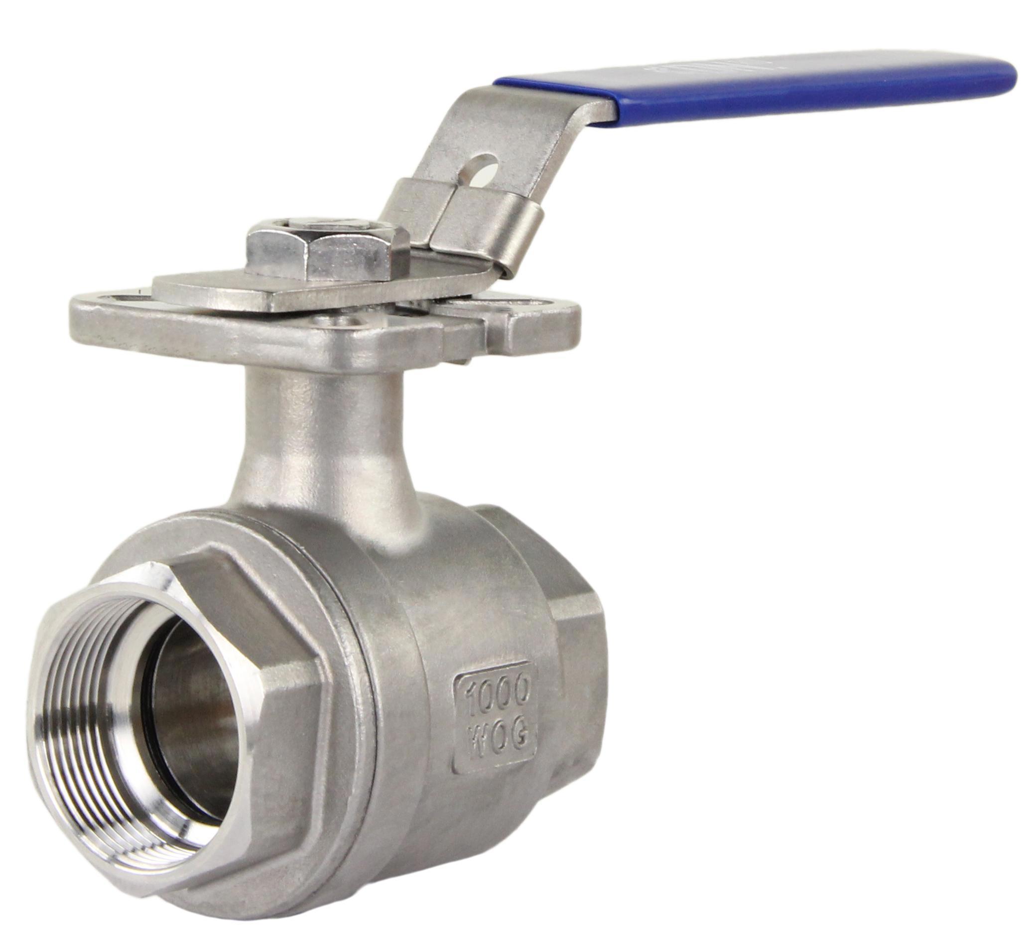 Изображение товара Кран шаровой DN ru 1 1/2 дюйма 63 бар нержавеющая сталь