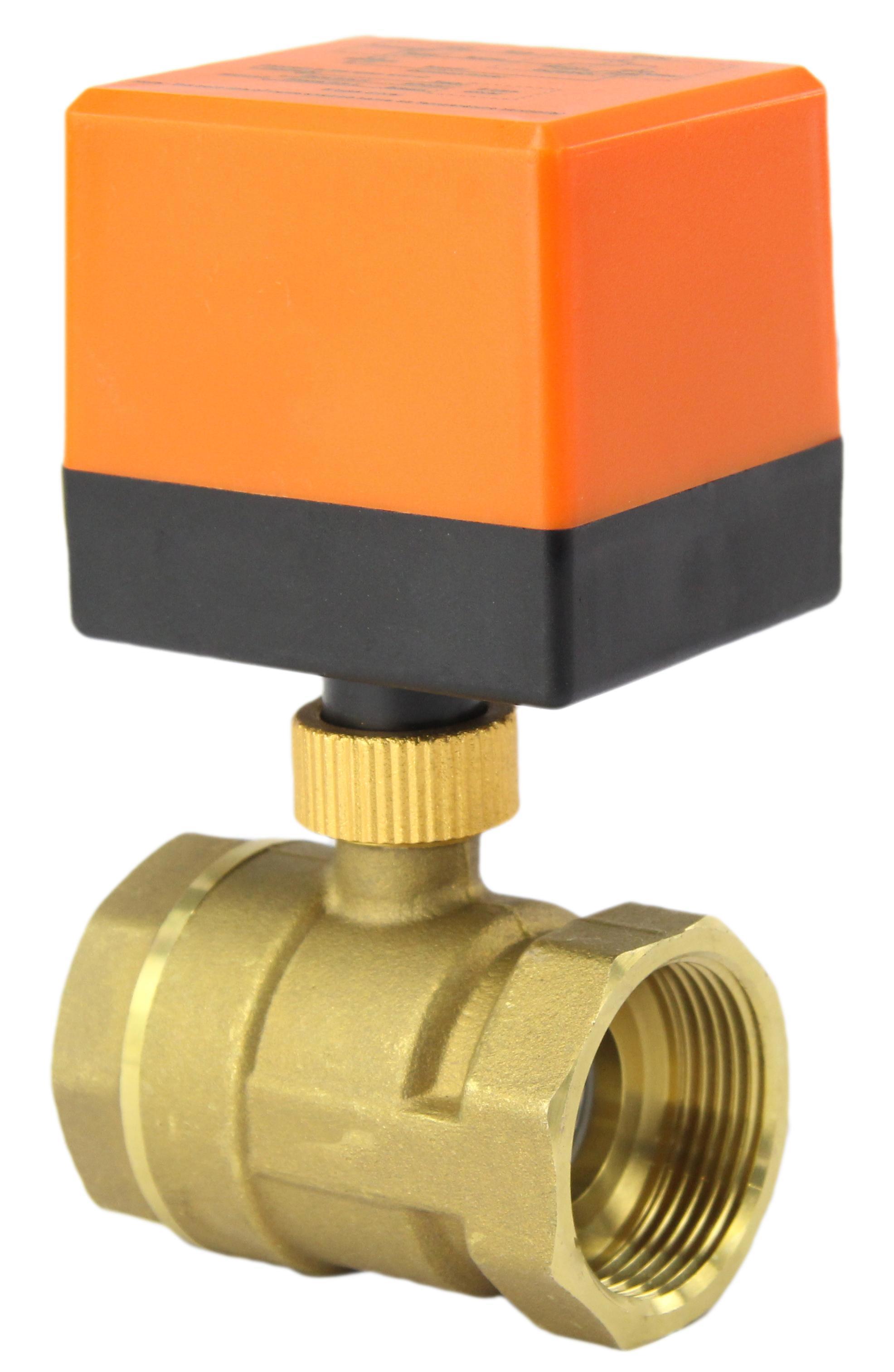 Изображение товара Кран шаровой с электроприводом DN.RU 1 16 бар латунь Россия