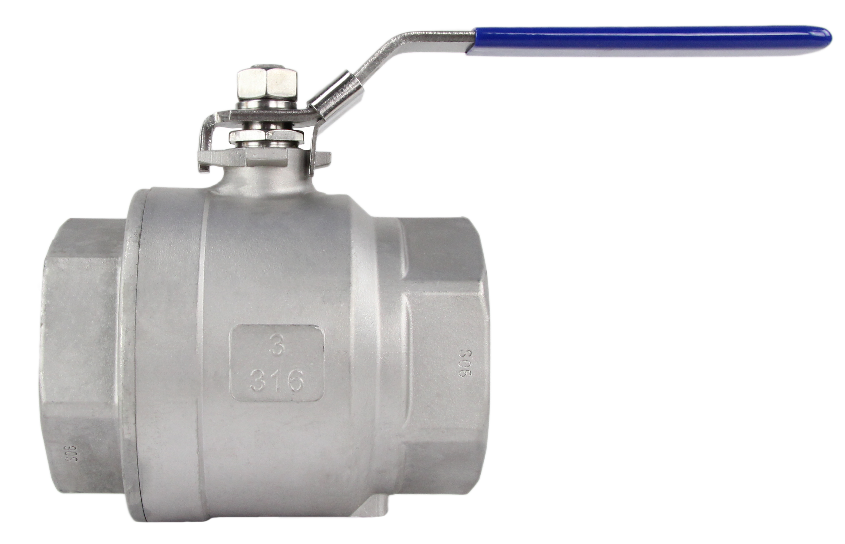 Изображение товара Кран шаровой DN.ru 4" 63 бар из нержавеющей стали внутренний резьбовой